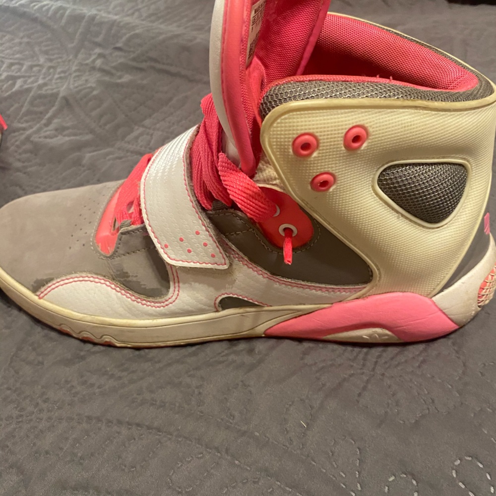 Pink and grey Adidas
